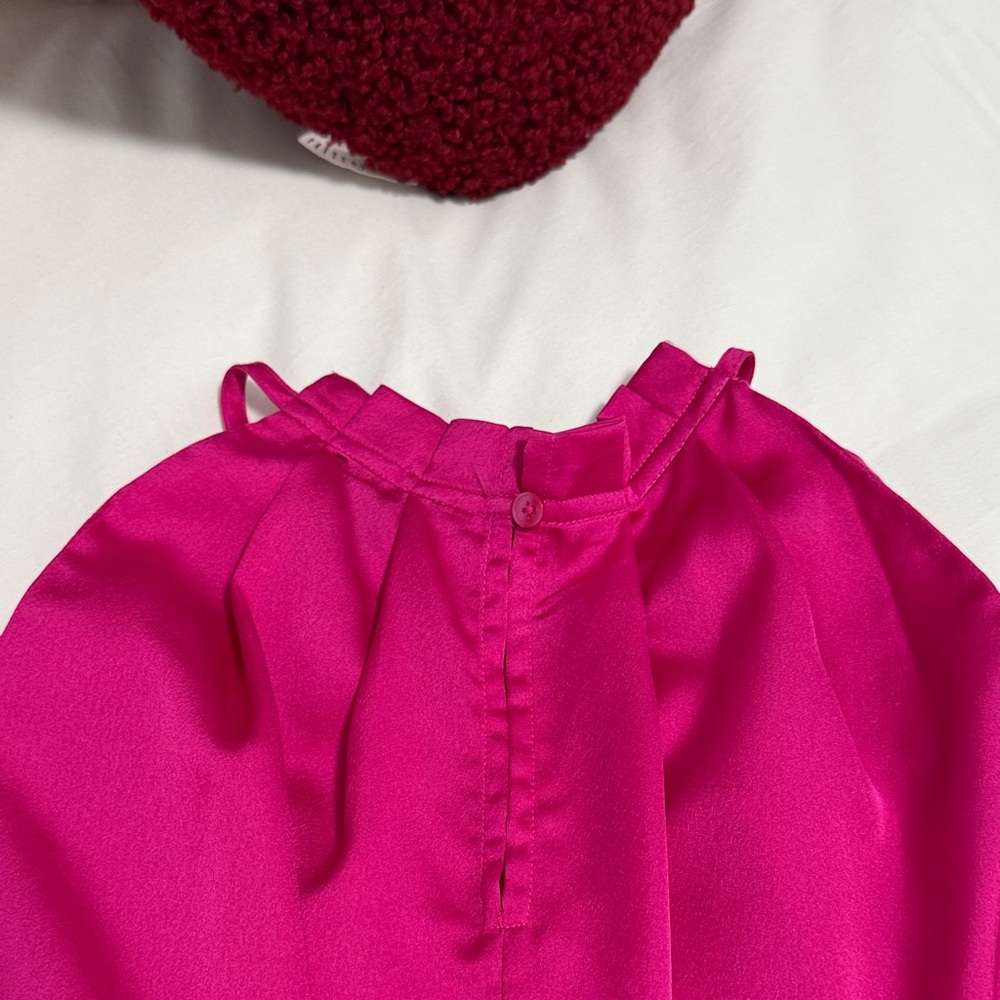 Ann Taylor Vibrant Pink Sleeveless Top - Picture 3 of 3
